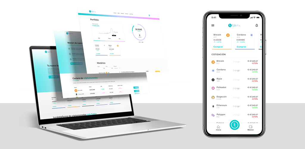 Montaje de la plataforma virtual de Likex